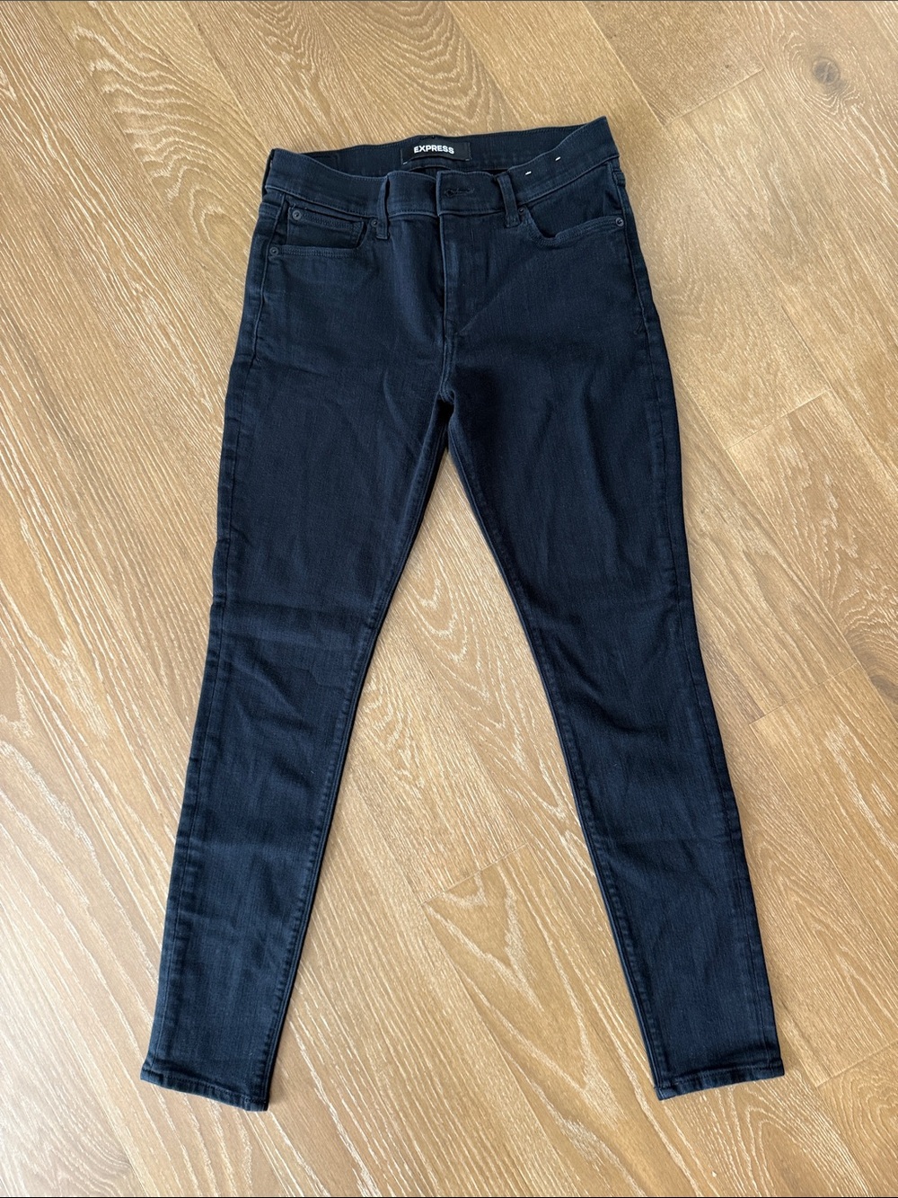 Express Black High-Rise Skinny Jeans
